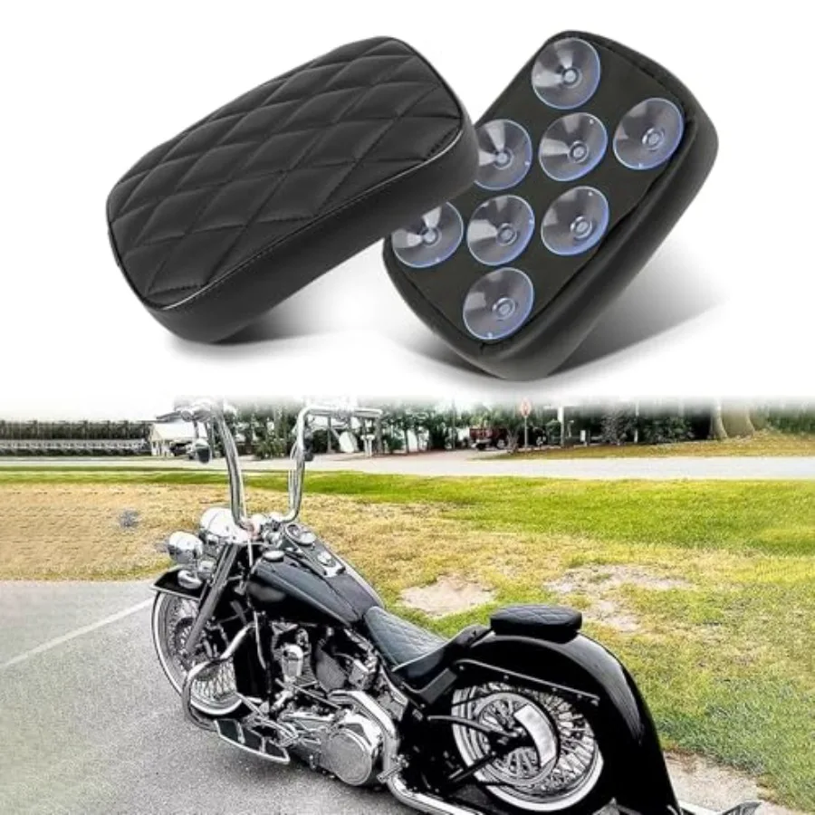 Universal Motorcycle Solo Seat Leather Pillion Pad 8 Suction Cups Rear Passenger Seat Compatible with Sportster Bobber Chopper
Universal Motorcycle Solo Seat Leather Pillion Pad 8 Suction Cups Rear Passenger Seat Compatible with Sportster Bobber Chopper
