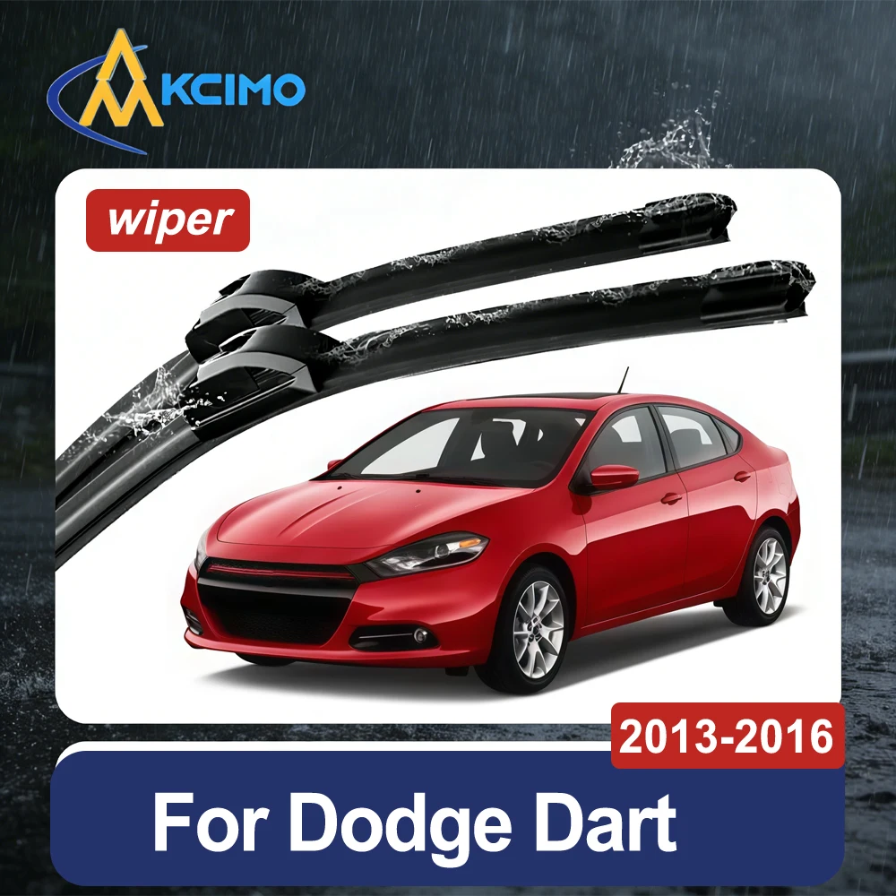 Durable Rubber Front Windshield Wipers for Dodge Dart PF 2013-2016 All-Weather Protection Wiper Blade Set of 2
Durable Rubber Front Windshield Wipers for Dodge Dart PF 2013-2016 All-Weather Protection Wiper Blade Set of 2