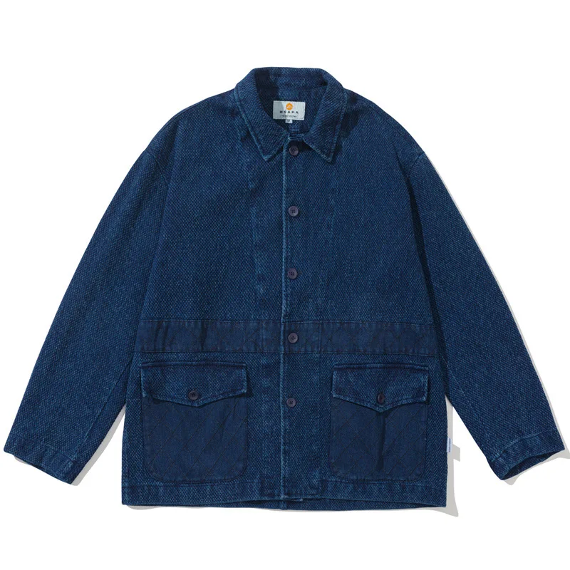 Japanese Retro Japanese Americana Indigo Dyed Washed Vintage Kendo-Inspired Denim Jacket Unisex Loose Workwear Coat Men Women
Japanese Retro Japanese Americana Indigo Dyed Washed Vintage Kendo-Inspired Denim Jacket Unisex Loose Workwear Coat Men Women