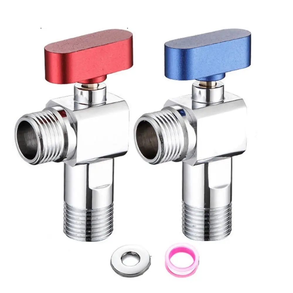 Leak Proof Large Flow Angle Valve Easy Install Hot and Cold Water Bathroom Water Valve Sturdy Multi-purpose
Leak Proof Large Flow Angle Valve Easy Install Hot and Cold Water Bathroom Water Valve Sturdy Multi-purpose