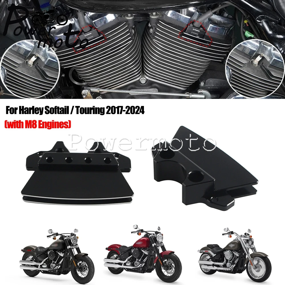 For Harley Touring Road Street Electra Glide FLTRX FLTRK FLHX FLHXS FLHT 2017-2024 Motorcycle Finned Spark Plug Covers Aluminum
For Harley Touring Road Street Electra Glide FLTRX FLTRK FLHX FLHXS FLHT 2017-2024 Motorcycle Finned Spark Plug Covers Aluminum