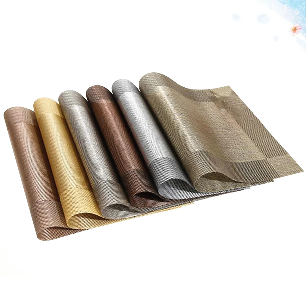 6 Pcs Mat Table Mat Fabric Non Slip Heat Insulation Restaurant Home Elegant Style Long Heat Insulation Placemat Term Gifts
6 Pcs Mat Table Mat Fabric Non Slip Heat Insulation Restaurant Home Elegant Style Long Heat Insulation Placemat Term Gifts