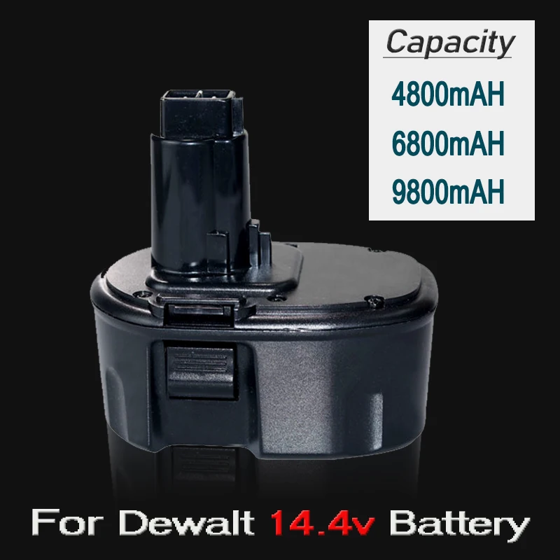 14.4V 4800mAh/6800mAh/9800mAh Replacement Battery for Dewalt XRP DC9094 DW9091 DE9092 Cordless Electric Tool Batteries
14.4V 4800mAh/6800mAh/9800mAh Replacement Battery for Dewalt XRP DC9094 DW9091 DE9092 Cordless Electric Tool Batteries