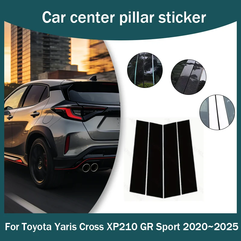 For Toyota Yaris Cross XP210 GR Sport 2020~2025 Car Door Window Middle Trim Cover B C Pillar Center Column Sticker Accessories
For Toyota Yaris Cross XP210 GR Sport 2020~2025 Car Door Window Middle Trim Cover B C Pillar Center Column Sticker Accessories