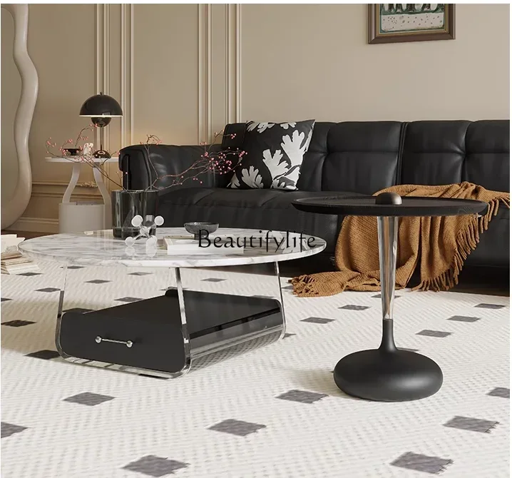 Whole house furniture French Retro Natural Marble Coffee Table Living Room Small Apartment round Table Original Design
Whole house furniture French Retro Natural Marble Coffee Table Living Room Small Apartment round Table Original Design