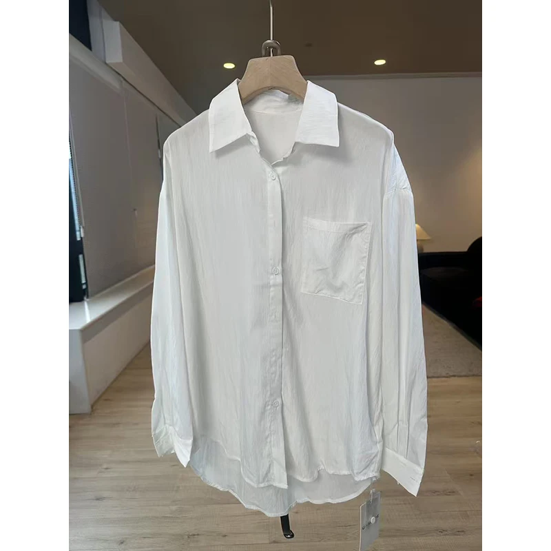 Ele Simple Loose irt with Belt Commuter Sle Long Sve Straight Cut Polyester Blend Women's Faion Spring 2026
Ele Simple Loose irt with Belt Commuter Sle Long Sve Straight Cut Polyester Blend Women's Faion Spring 2026