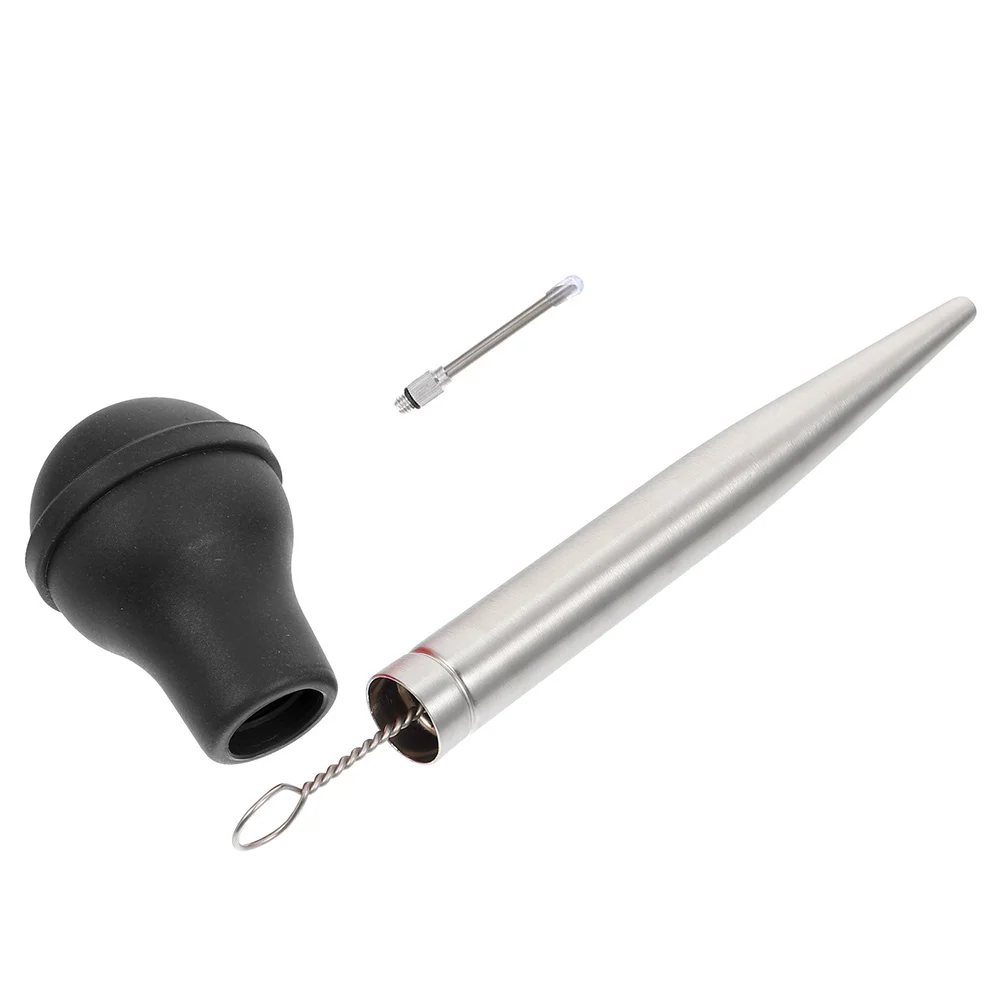 Turkey Meat Injector Silicone Stainless Steel BBQ Sauce Baster Kitchen Tool Marinade Syringe Seasoning Pork Beef Fish
Turkey Meat Injector Silicone Stainless Steel BBQ Sauce Baster Kitchen Tool Marinade Syringe Seasoning Pork Beef Fish