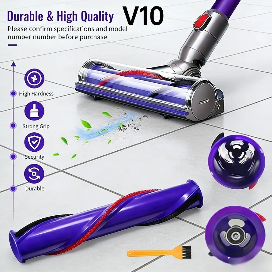1pc For Dyson V10 Direct Drive Electric Floor Brush Roller Brush Main Brush Replacement Spare PartsVacuum Cleaner Accessories
1pc For Dyson V10 Direct Drive Electric Floor Brush Roller Brush Main Brush Replacement Spare PartsVacuum Cleaner Accessories