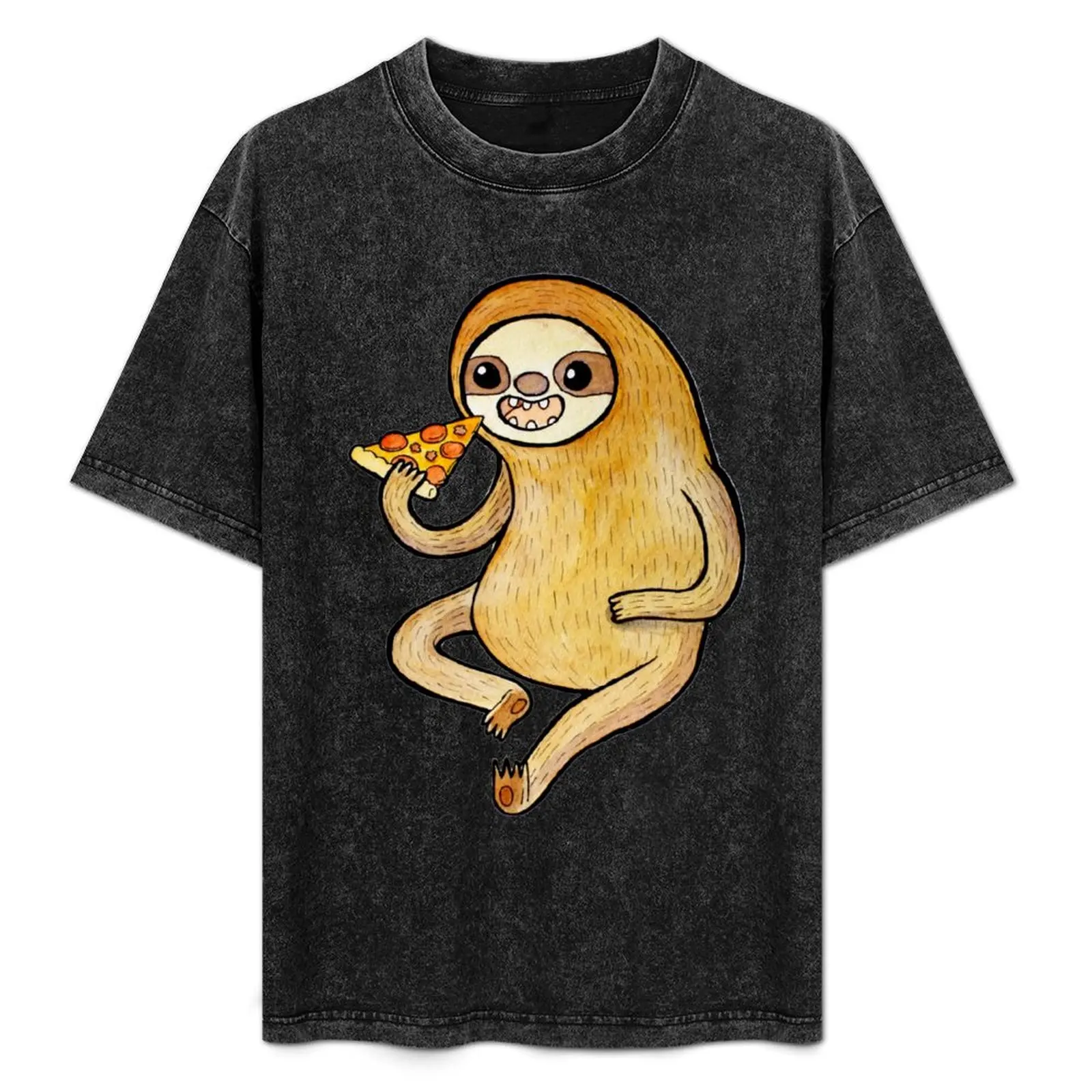 Sloth Eating Pizza T-Shirt Big Size Short Sleeve Tee for Men
Sloth Eating Pizza T-Shirt Big Size Short Sleeve Tee for Men