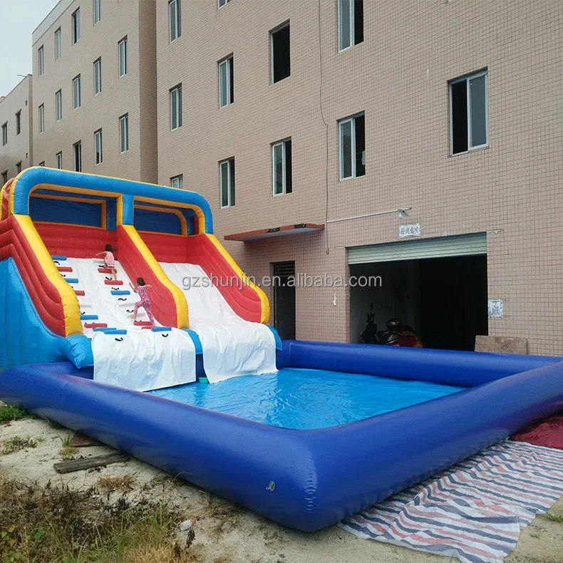 Indoor Inflatable Water Slide and Swimming Pool for Home Amusement Park Direct Factory Production of Water Park Equipment
Indoor Inflatable Water Slide and Swimming Pool for Home Amusement Park Direct Factory Production of Water Park Equipment