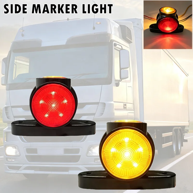 2X Three Sides Red Amber Outline Lamp Truck Camper LED Marker Lights Trailer Lighting Car Caravan Clearance Marker Side LED Lamp
2X Three Sides Red Amber Outline Lamp Truck Camper LED Marker Lights Trailer Lighting Car Caravan Clearance Marker Side LED Lamp