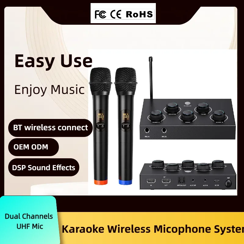 dual-channel home theater Karaoke DSP Mixer karaoke wireless microphone system for Meeting Party Church DJ Speech Wedding
dual-channel home theater Karaoke DSP Mixer karaoke wireless microphone system for Meeting Party Church DJ Speech Wedding