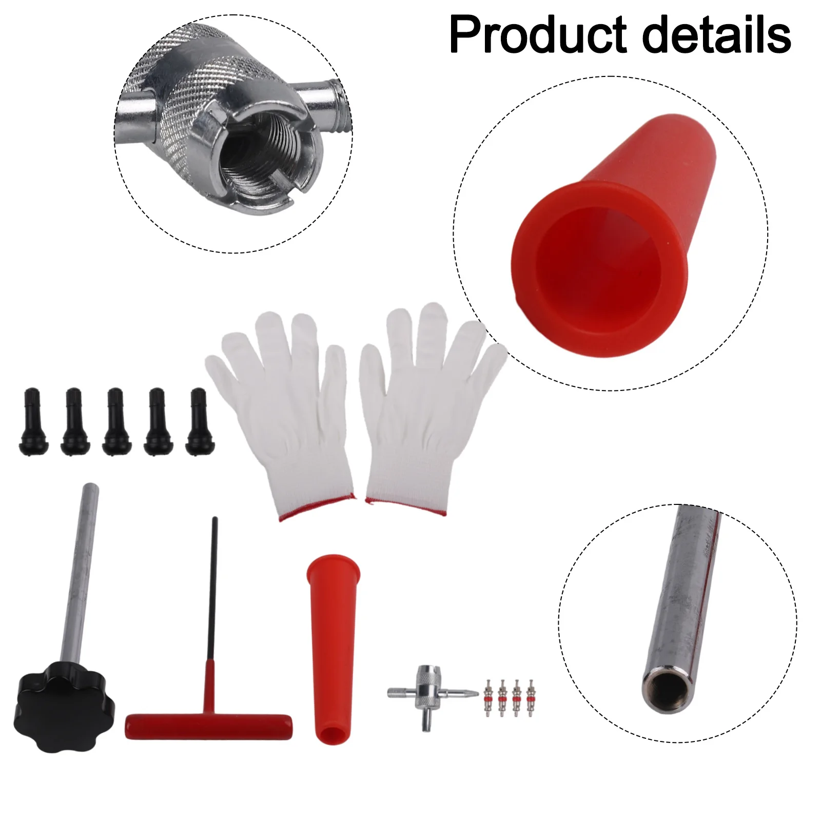 Эффективный 13-компонентный набор инструментов для замены шинных клапанов для автомобилей, квадроциклов, грузовиков, мотоциклов, включает в себя перчатки и комплексные инструменты
Эффективный 13-компонентный набор инструментов для замены шинных клапанов для автомобилей, квадроциклов, грузовиков, мотоциклов, включает в себя перчатки и комплексные инструменты