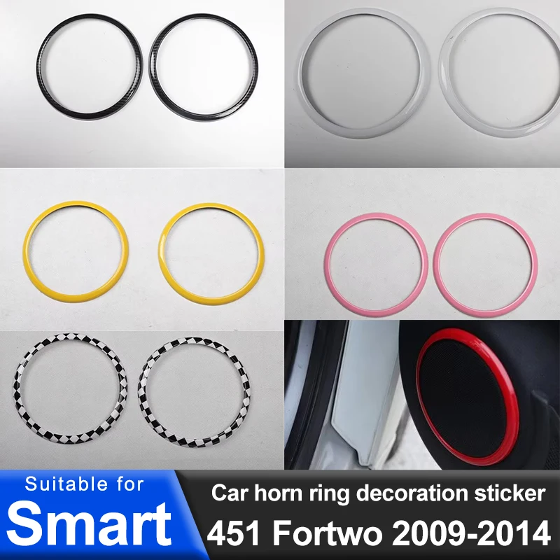 For Smart Brabus 451 Fortwo 2009-2014 Car Door Horn decorative Ring Protective Sticker Car Interior Modification Accessories
For Smart Brabus 451 Fortwo 2009-2014 Car Door Horn decorative Ring Protective Sticker Car Interior Modification Accessories