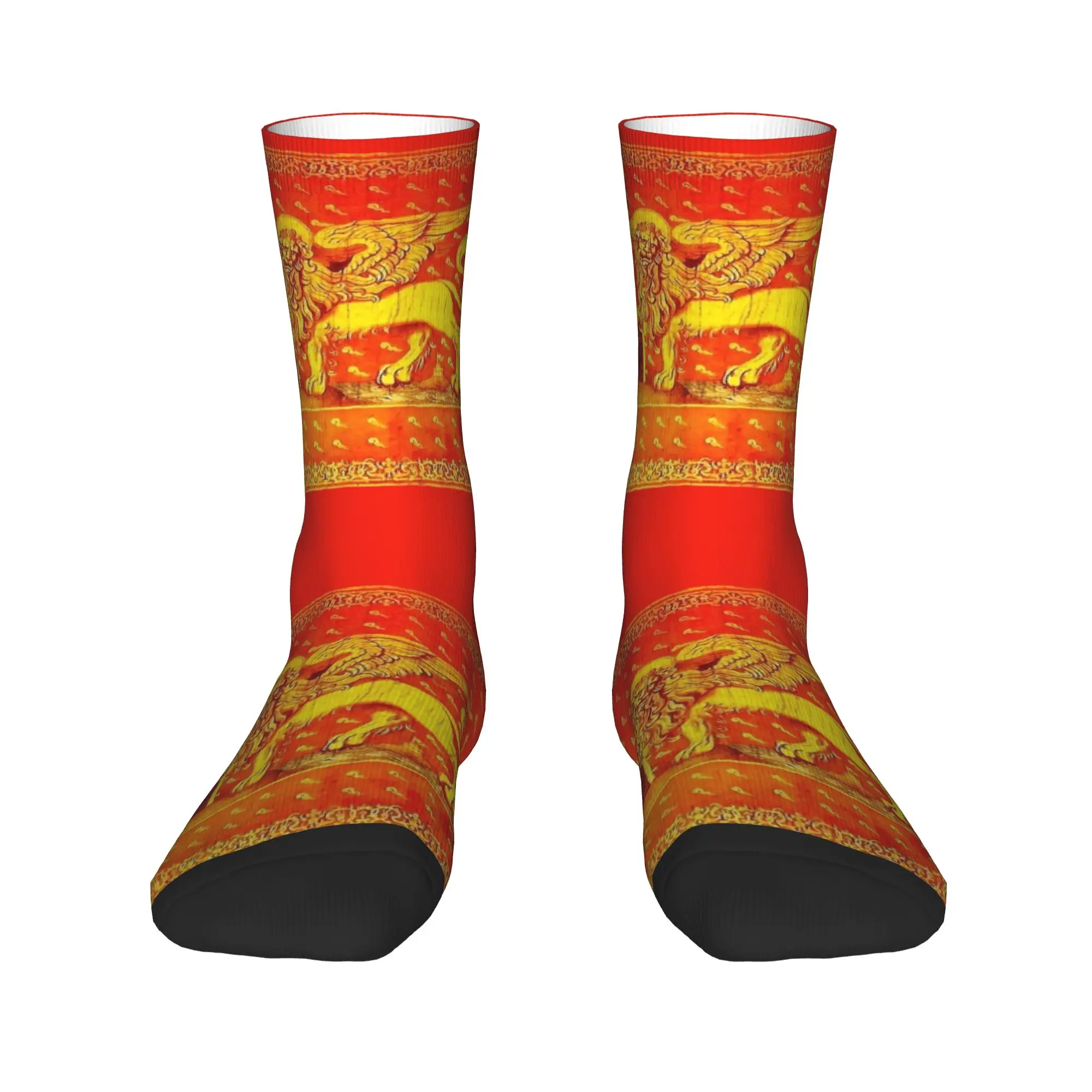 Venice Veneto Flag Dress Socks Mens Womens Warm Breathbale Warm Lion of Saint Mark Crew Socks
Venice Veneto Flag Dress Socks Mens Womens Warm Breathbale Warm Lion of Saint Mark Crew Socks