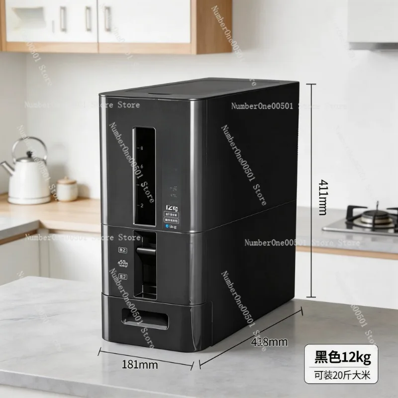 7527 Large Airtight Rice Container with Automatic Dispenser Home Kitchen Storage
7527 Large Airtight Rice Container with Automatic Dispenser Home Kitchen Storage