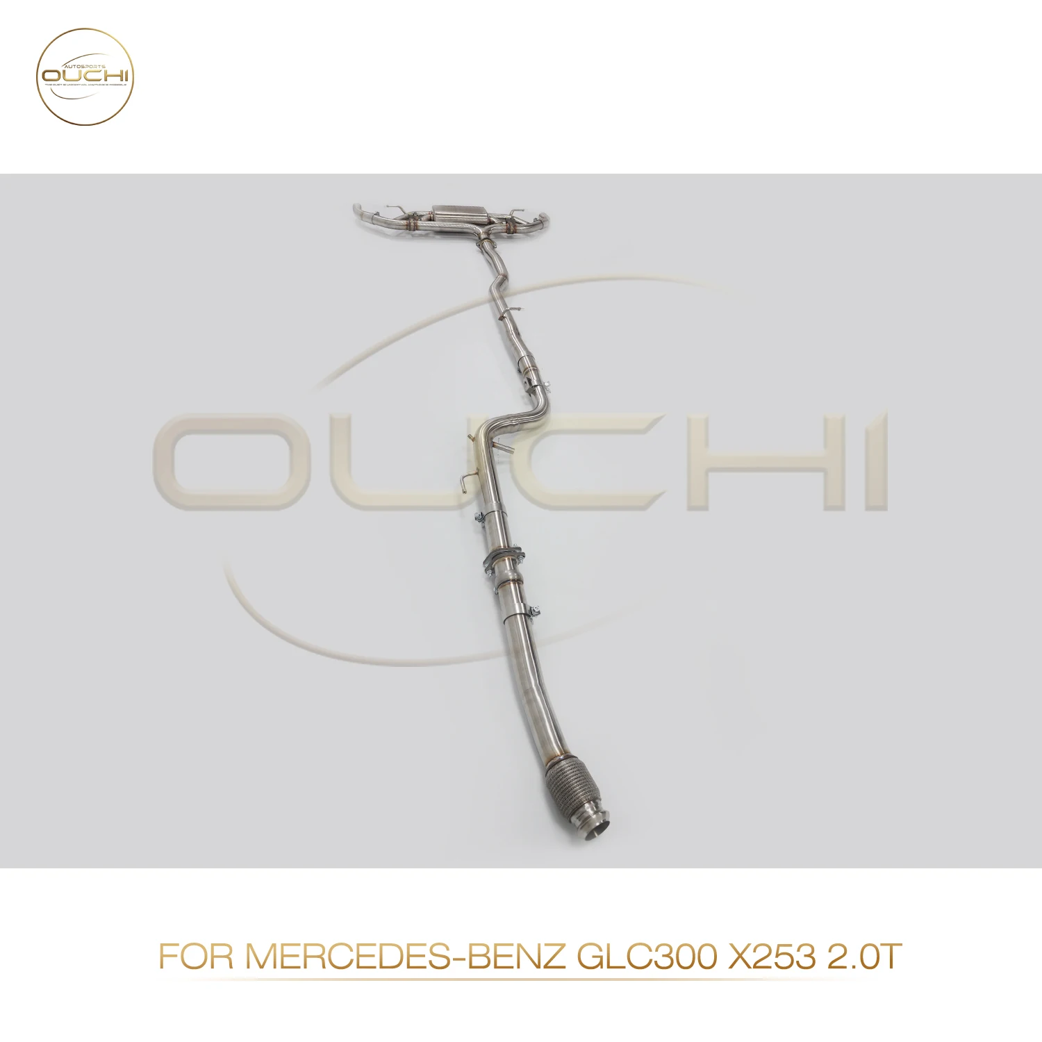 OUCHI Factory Direct Sales Catback Exhaust System For Mercedes GLC300 X253 2.0T High Flow Performance Pipe With Electronic Valve
OUCHI Factory Direct Sales Catback Exhaust System For Mercedes GLC300 X253 2.0T High Flow Performance Pipe With Electronic Valve