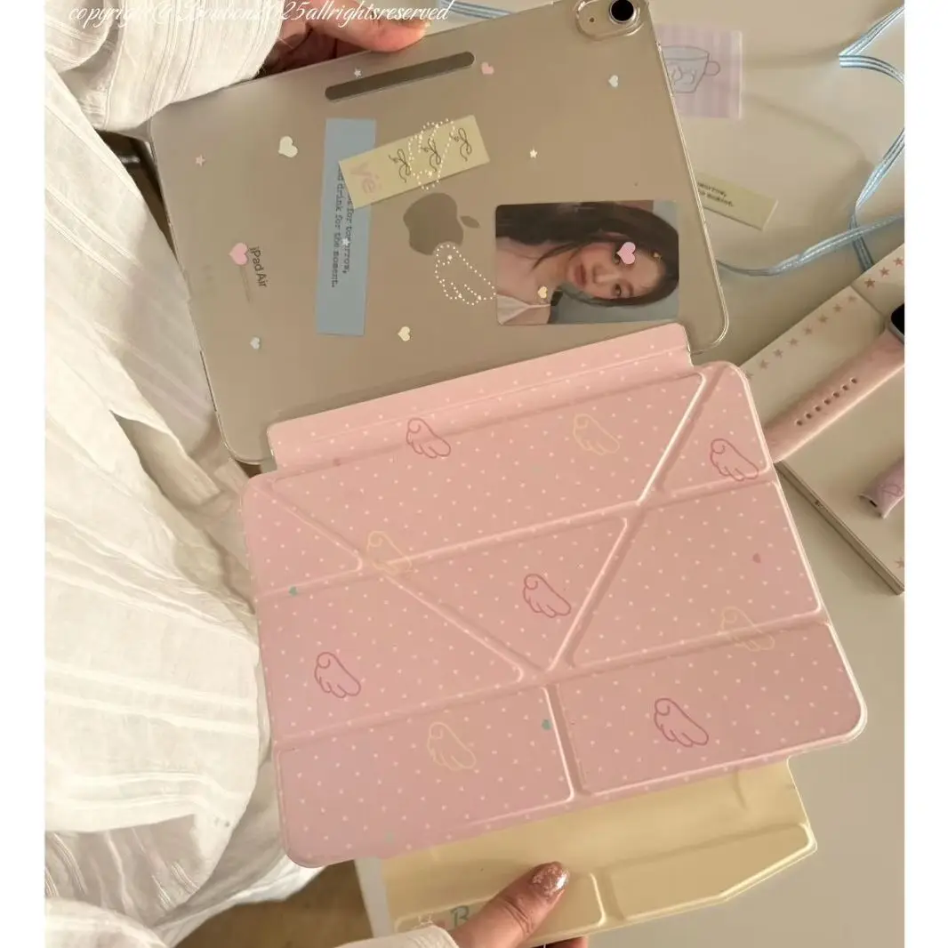 Pink Angel Wings Polka Dots Y2K Cover For iPad Pro 13 11th M5 M4 12.9 A16 10 8 7 9th 10th For Ipad Air 11 M2 M3 Mini Tablet Case
Pink Angel Wings Polka Dots Y2K Cover For iPad Pro 13 11th M5 M4 12.9 A16 10 8 7 9th 10th For Ipad Air 11 M2 M3 Mini Tablet Case