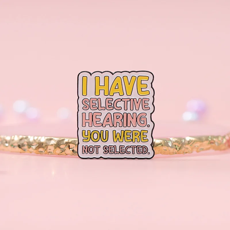 Text Series Enamel Pin Funny English Brooches Inspirational Lapel pins Clothing Accessories Pins Badge on Backpack Friends Gifts
Text Series Enamel Pin Funny English Brooches Inspirational Lapel pins Clothing Accessories Pins Badge on Backpack Friends Gifts