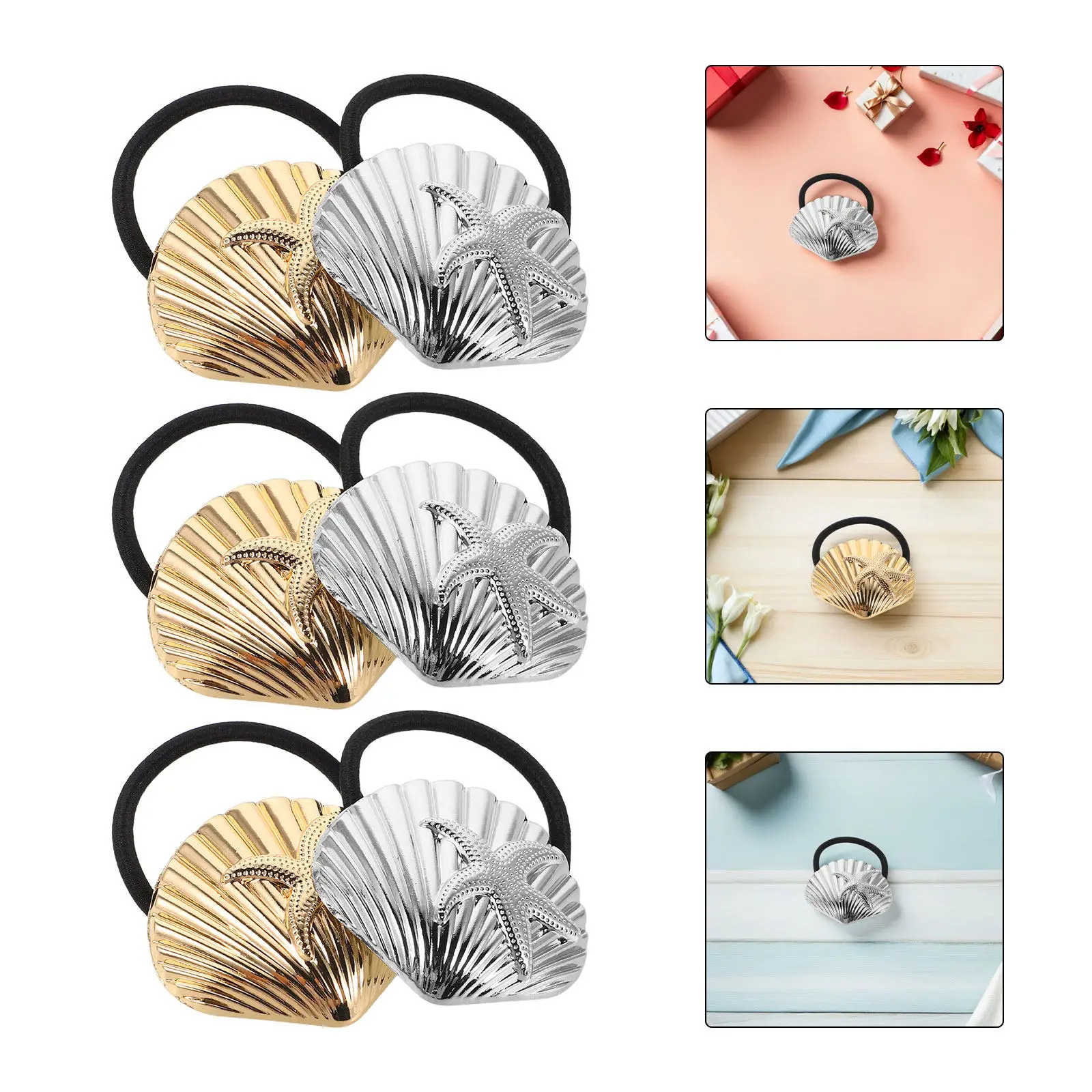 Набор из 6 резинок для волос в морском стиле с подвесками-ракушками, эластичные, не повреждающие волосы, для густых и кудрявых волос, женские аксессуары
Набор из 6 резинок для волос в морском стиле с подвесками-ракушками, эластичные, не повреждающие волосы, для густых и кудрявых волос, женские аксессуары