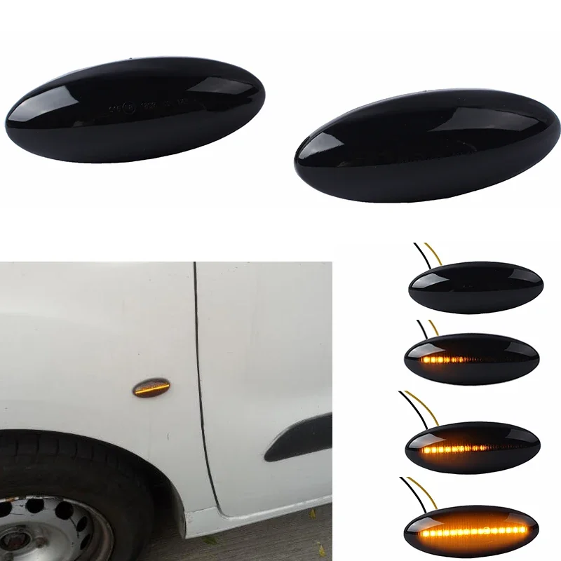 2PCS LED dynamic side marker light turn signal light for Peugeot 307 206 Traveler 407 Expert 107 for Citroen Berlingo C 3 4 5 1
2PCS LED dynamic side marker light turn signal light for Peugeot 307 206 Traveler 407 Expert 107 for Citroen Berlingo C 3 4 5 1