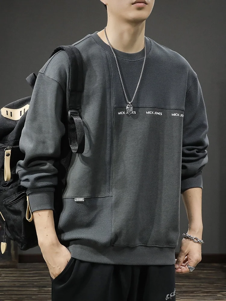 Men Crewneck Sweatshirt Streetwear Letter Printed Loose Standard Tracksuit Spring Autumn Mens Sweatshirts
Men Crewneck Sweatshirt Streetwear Letter Printed Loose Standard Tracksuit Spring Autumn Mens Sweatshirts