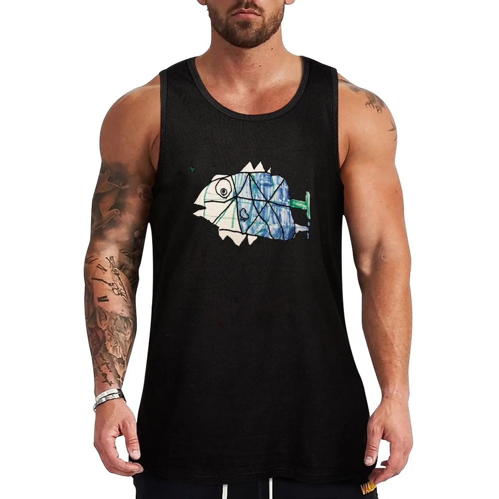 Angler Fish by Aiden Tank Top T-shirt Men's gym men clothings anime top sleeveless t-shirts for men
Angler Fish by Aiden Tank Top T-shirt Men's gym men clothings anime top sleeveless t-shirts for men