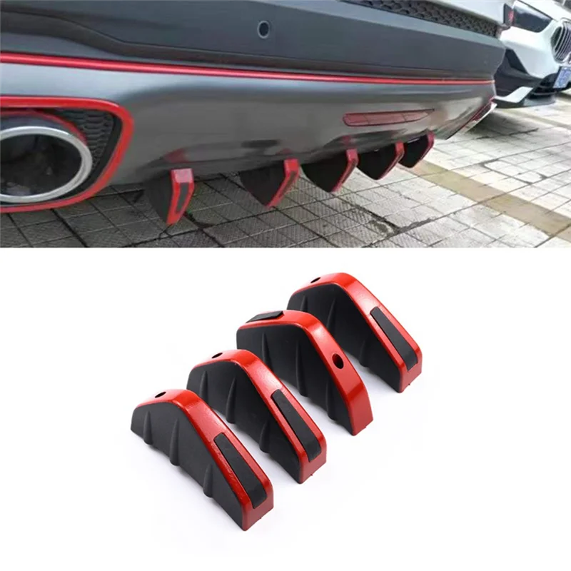 Car Rear Lower Bumper Wing Lip Diffuser, Anti-Crash Replacement Spoiler Protector, Rear Bumper Splitter Lip Wing , 4Pcs-AS55
Car Rear Lower Bumper Wing Lip Diffuser, Anti-Crash Replacement Spoiler Protector, Rear Bumper Splitter Lip Wing , 4Pcs-AS55