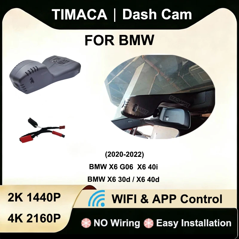 For BMW X6 40i G06 30d For BMW X6 40d 2020 2021 Dash Cam Front Rear Camera DVR 2K 4K 2160P Wifi Plug and Play Video Recorder
For BMW X6 40i G06 30d For BMW X6 40d 2020 2021 Dash Cam Front Rear Camera DVR 2K 4K 2160P Wifi Plug and Play Video Recorder