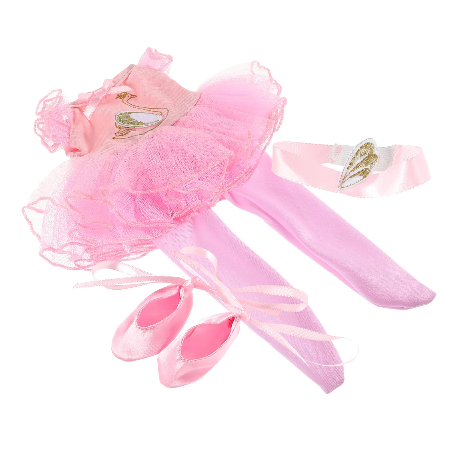 1Set Ballet Outfit for 14 Inch Princess Skirt Headband Complete Dance Dress Ballet Accessories for Kids Parties
1Set Ballet Outfit for 14 Inch Princess Skirt Headband Complete Dance Dress Ballet Accessories for Kids Parties