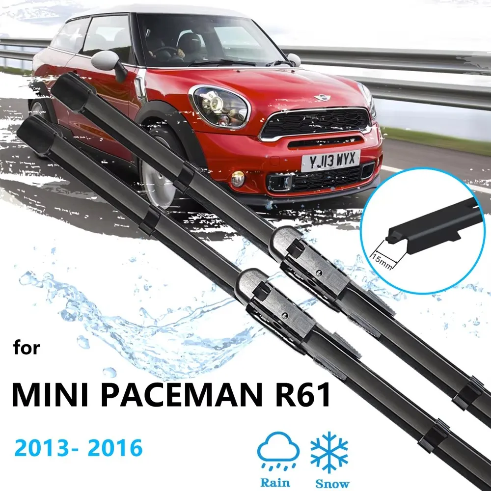 For MINI PACEMAN R61 2013 2014 2015 2016 Front Windshield Windscreen Wipers Blades Rubber Accessories Universal Car Cleaning
For MINI PACEMAN R61 2013 2014 2015 2016 Front Windshield Windscreen Wipers Blades Rubber Accessories Universal Car Cleaning