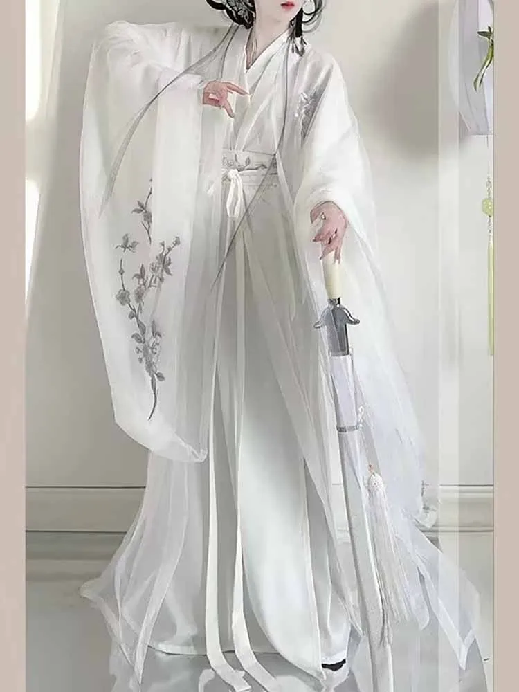 Hanfu Dress Women Chinese Embroidered White&Purple Hanfu Suits Female Halloween Carnival Fairy Cosplay Costume Party Hanfu Dress
Hanfu Dress Women Chinese Embroidered White&Purple Hanfu Suits Female Halloween Carnival Fairy Cosplay Costume Party Hanfu Dress