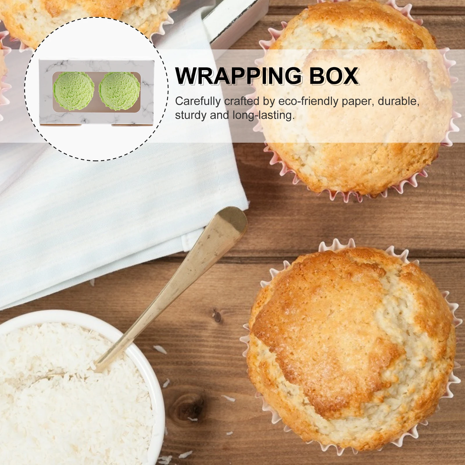 Cake Box Cupcake Boxes Muffin Containers Paper Food Preservation Kitchen Bar Supplies Eco Sturdy Simple Design Clear Windows
Cake Box Cupcake Boxes Muffin Containers Paper Food Preservation Kitchen Bar Supplies Eco Sturdy Simple Design Clear Windows