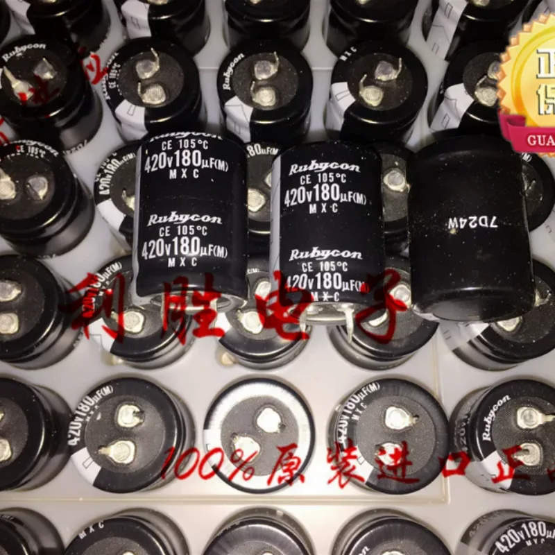 5PCS-30PCS 180UF 420V Japanese Ruby RUBYCON capacitor 420V180UF 25 * 35 MXC
5PCS-30PCS 180UF 420V Japanese Ruby RUBYCON capacitor 420V180UF 25 * 35 MXC