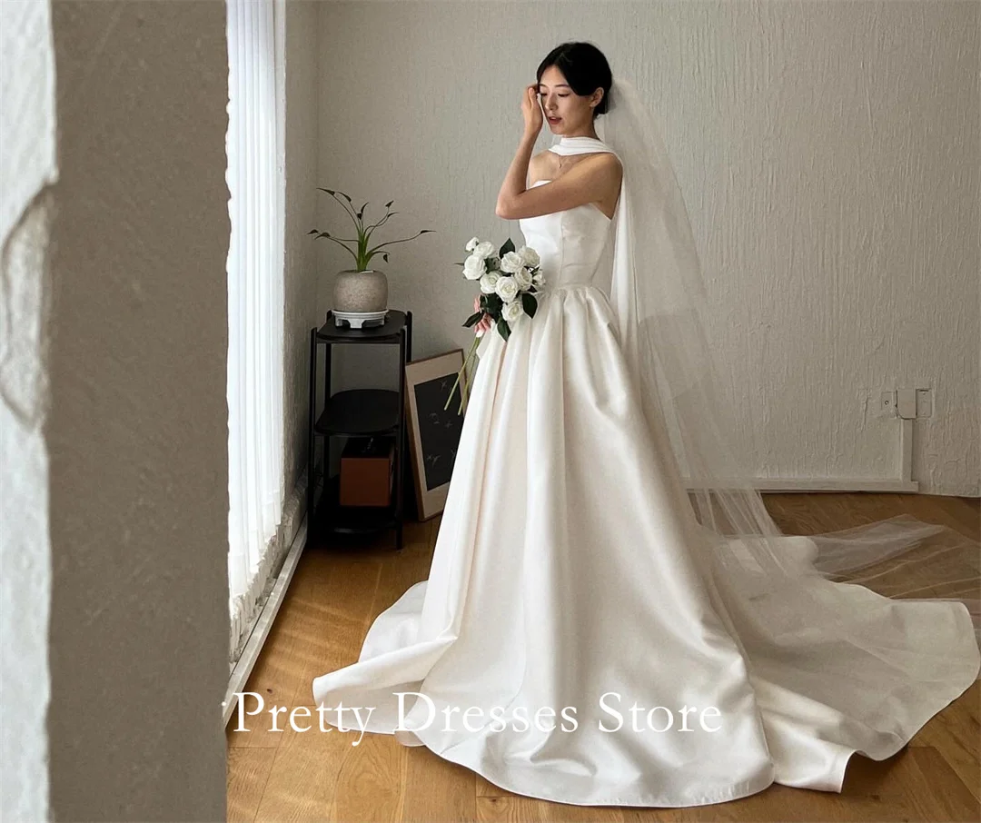 Customized Korea Garden Evening Dresses Strapless Sleeveless Formal 프롬드레스 Satin Corset Elegant Prom Growns Party Women Brid
Customized Korea Garden Evening Dresses Strapless Sleeveless Formal 프롬드레스 Satin Corset Elegant Prom Growns Party Women Brid