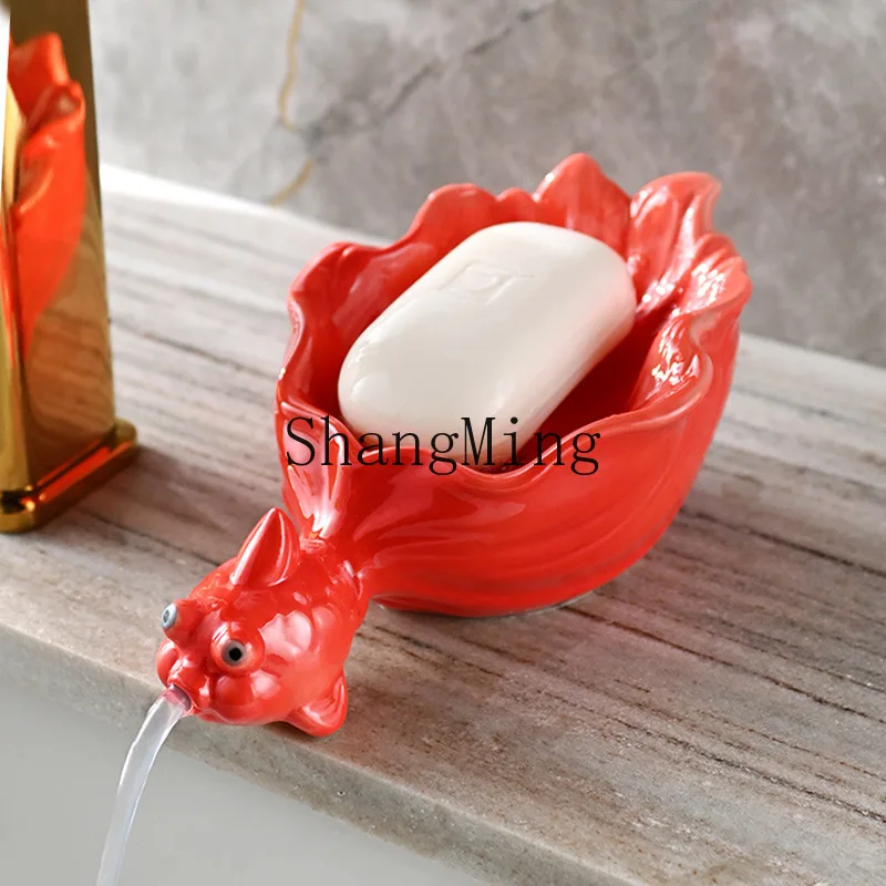 CL ceramic soap box No water accumulation No punching Toilet drain Household soap box Ceramic handicrafts
CL ceramic soap box No water accumulation No punching Toilet drain Household soap box Ceramic handicrafts
