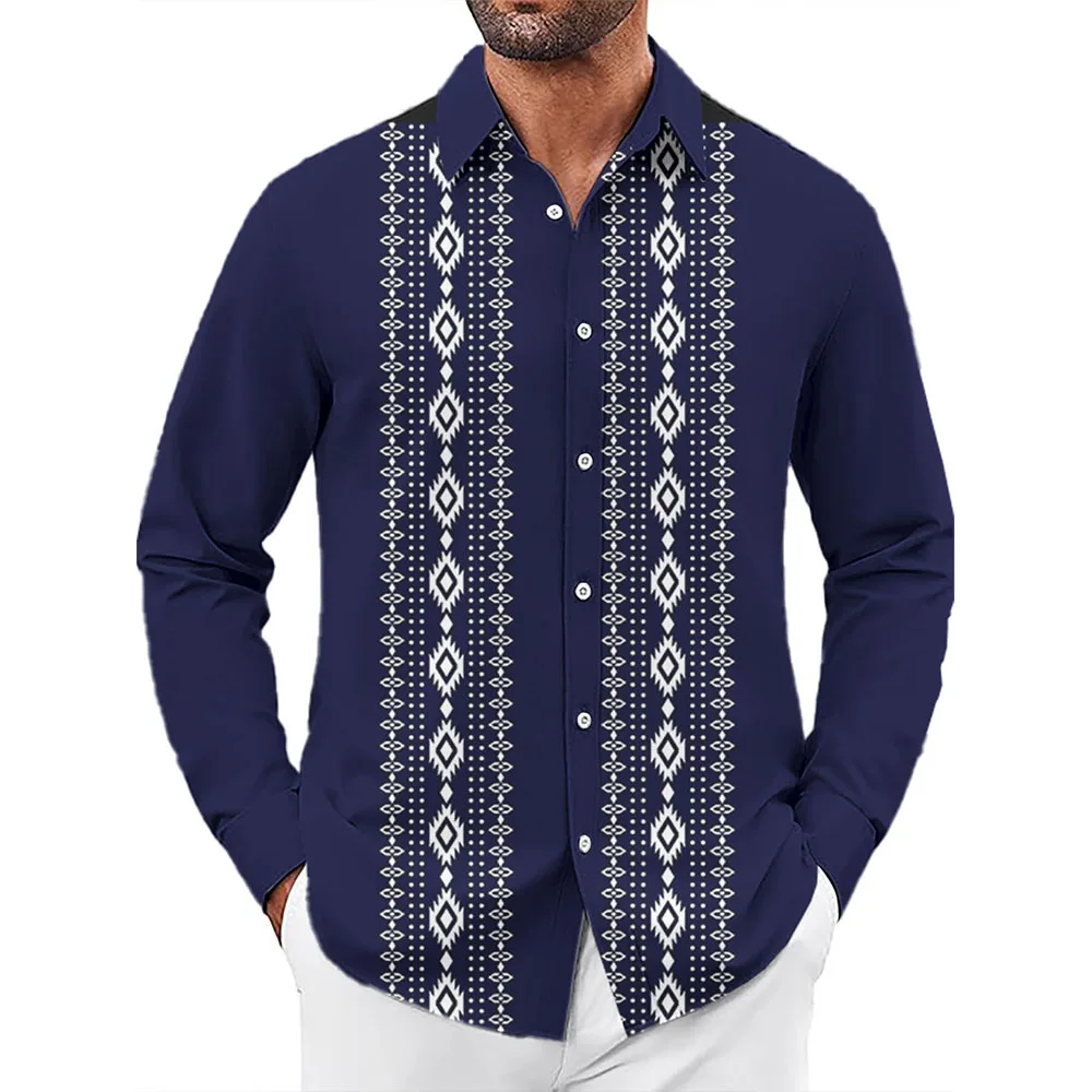 Темно-синяя рубашка на пуговицах с графикой в стиле ретро, уличная одежда унисекс, свободная сорочка с отложным воротником и длинными рукавами, повседневная модная мужская и женская рубашка
Темно-синяя рубашка на пуговицах с графикой в стиле ретро, уличная одежда унисекс, свободная сорочка с отложным воротником и длинными рукавами, повседневная модная мужская и женская рубашка