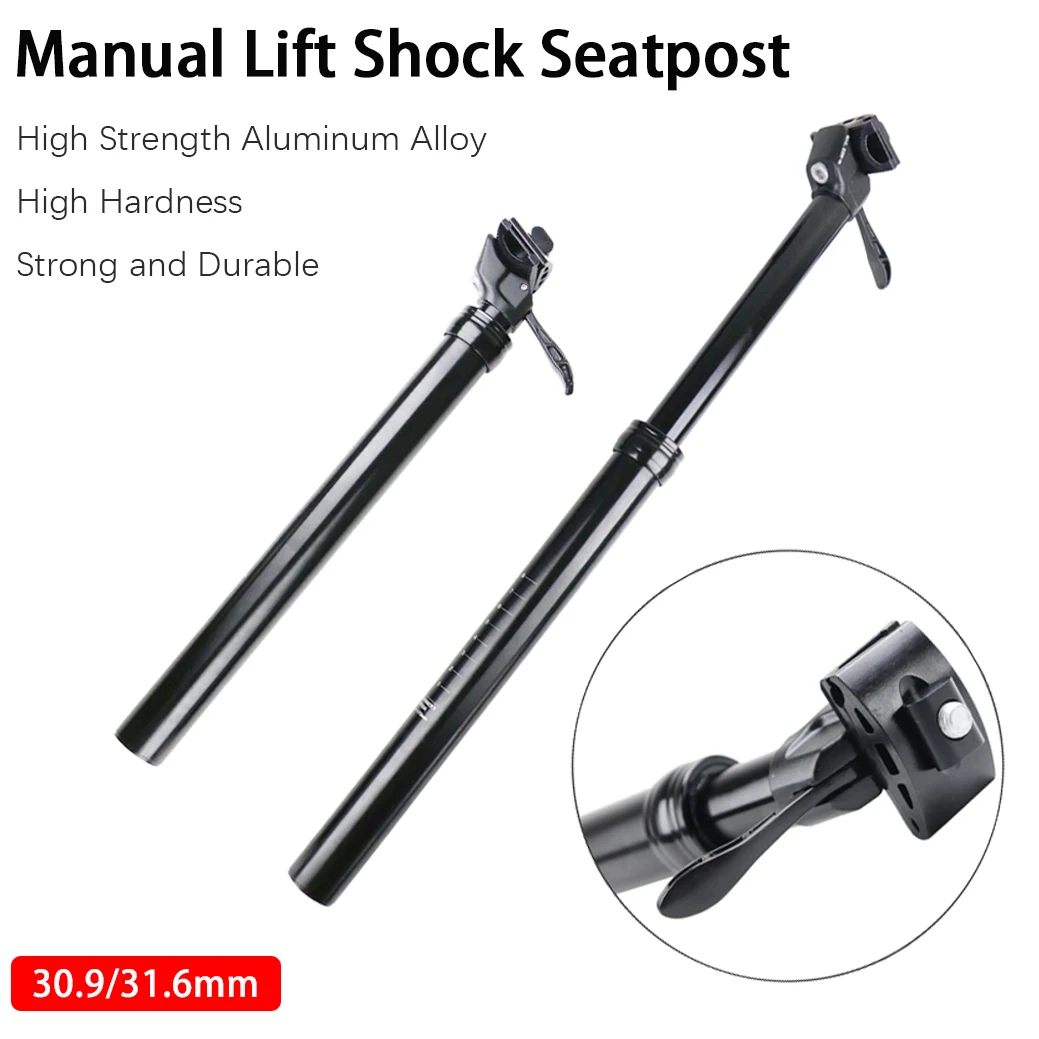 1pc Seat Post Adjustable Travel Mountain Bike-Seatposts Suspension Manual Lift Shock Absorber Seat Tube Bike Accessories
1pc Seat Post Adjustable Travel Mountain Bike-Seatposts Suspension Manual Lift Shock Absorber Seat Tube Bike Accessories