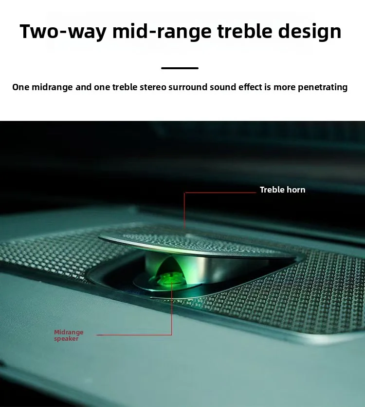 Center Dashboard Lifting Speaker for For Volvo XC60 Sound Speaker Tweeter Car Audio Refit Kit Ambient Light Multi-tone Horns
Center Dashboard Lifting Speaker for For Volvo XC60 Sound Speaker Tweeter Car Audio Refit Kit Ambient Light Multi-tone Horns