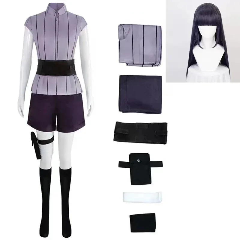 Anime Hyuga Hinata Cosplay Costumes Wig Women Outfit Tops Uniform Carnival Party Halloween Costume for Women Full Set Clothing
Anime Hyuga Hinata Cosplay Costumes Wig Women Outfit Tops Uniform Carnival Party Halloween Costume for Women Full Set Clothing