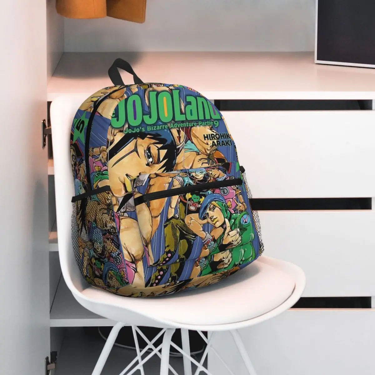 Студенческий рюкзак JoJo's Bizarre Adventure, школьная сумка, походный дорожный рюкзак для мальчиков и девочек, модная сумка для книг, сумки на плечо
Студенческий рюкзак JoJo's Bizarre Adventure, школьная сумка, походный дорожный рюкзак для мальчиков и девочек, модная сумка для книг, сумки на плечо