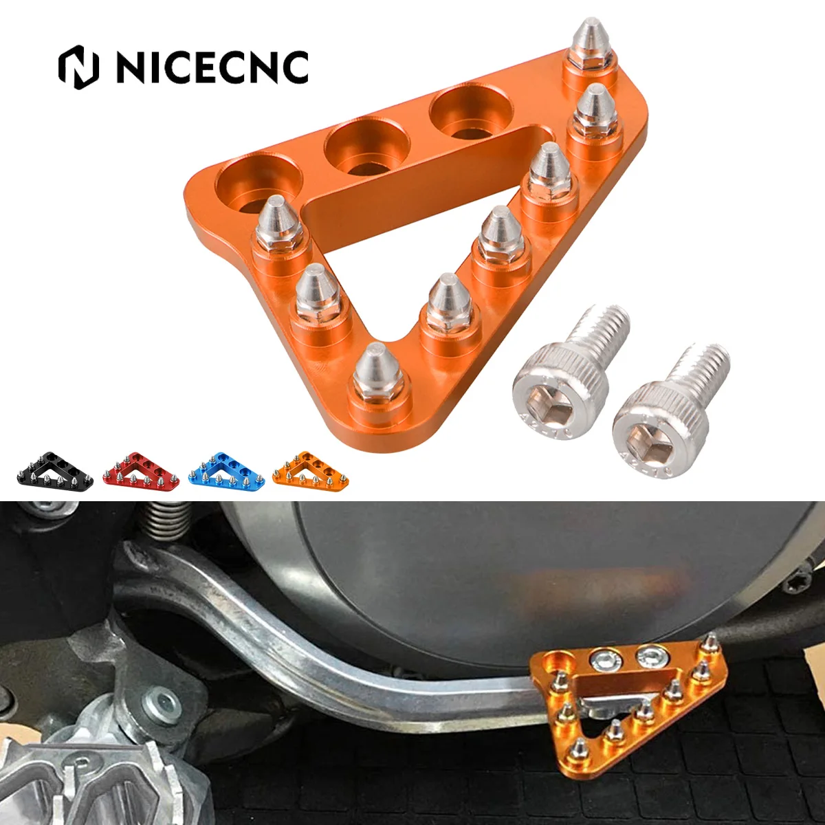 For KTM EXC 300 EXC 250 EXCF 350 EXC 450 SX 125 SXF 250 SXF 450 XCW 300 XC XCF XCFW 2004-2016 Rear Brake Pedal Step Tip Plate
For KTM EXC 300 EXC 250 EXCF 350 EXC 450 SX 125 SXF 250 SXF 450 XCW 300 XC XCF XCFW 2004-2016 Rear Brake Pedal Step Tip Plate