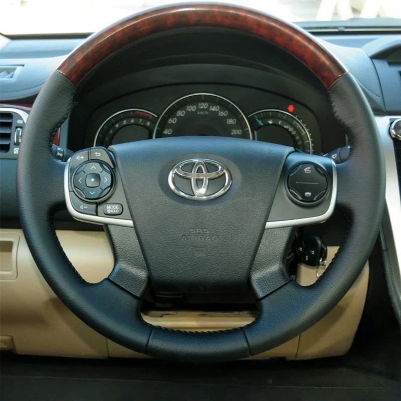 2012-2017 Toyota 7th Generation Camry peach wood half-wrapped and full-wrapped hand-stitched steering wheel covers
2012-2017 Toyota 7th Generation Camry peach wood half-wrapped and full-wrapped hand-stitched steering wheel covers