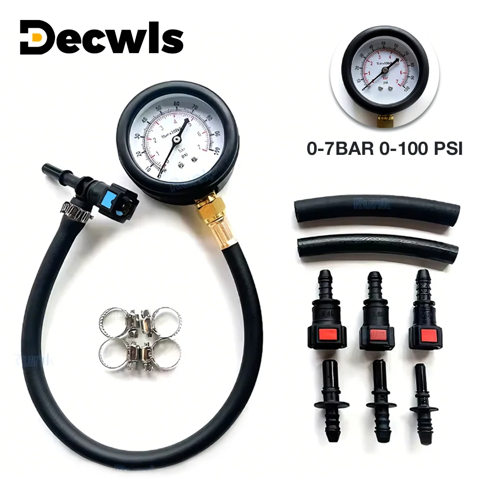 Манометр давления топлива 0-100 фунтов на кв. дюйм, комплект для проверки давления топлива в автомобиле, быстрое соединение, инструмент для проверки двигателя, подходит для автомобилей, мотоциклов и грузовиков.
Манометр давления топлива 0-100 фунтов на кв. дюйм, комплект для проверки давления топлива в автомобиле, быстрое соединение, инструмент для проверки двигателя, подходит для автомобилей, мотоциклов и грузовиков.