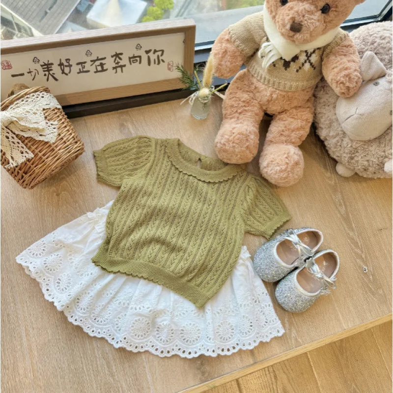 TOY-Trendy Summer Outfits for Girls2025New Style Summer Korean Style Short Sleeve DressTChildren's Two-Piece Set with Shirt and
TOY-Trendy Summer Outfits for Girls2025New Style Summer Korean Style Short Sleeve DressTChildren's Two-Piece Set with Shirt and