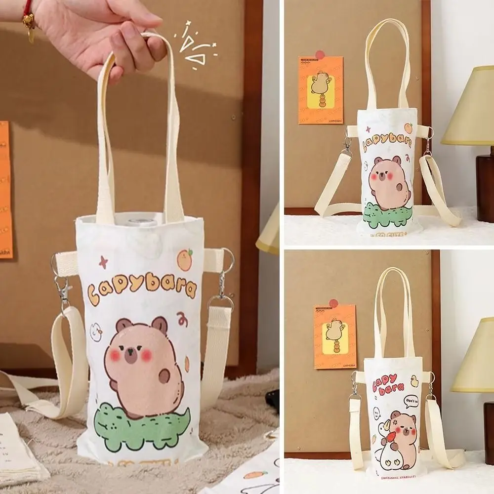 with Shoulder Strap Capybara Water Bottle Sleeve Adjustable Reusable Cartoon Water Cup Carrier Bag Comfortable Handle Portable
with Shoulder Strap Capybara Water Bottle Sleeve Adjustable Reusable Cartoon Water Cup Carrier Bag Comfortable Handle Portable