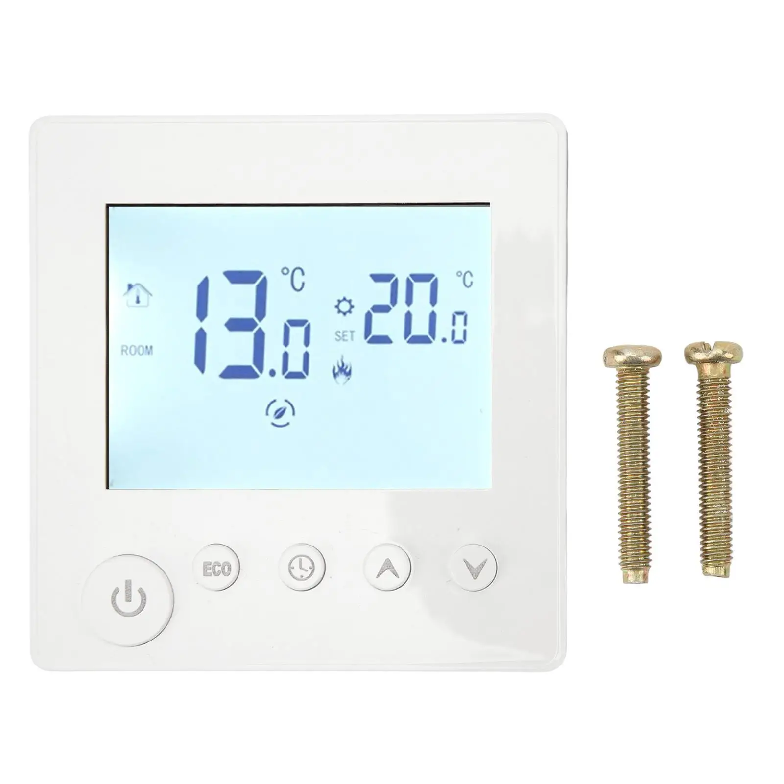 Smart Floor Heating Thermostat AC 90V-240V Programmable Timing Function Energy Saving Controller for home Use
Smart Floor Heating Thermostat AC 90V-240V Programmable Timing Function Energy Saving Controller for home Use