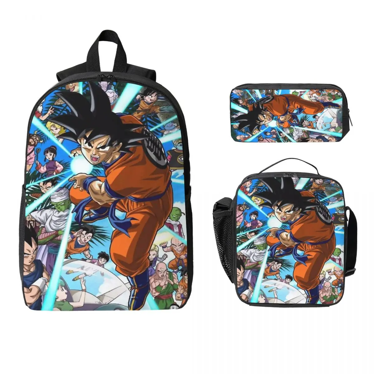 DragonBallZ Kids Backpack Lunch Box Pencil Boxes for Boys Girls Kindergarten Backpacks Cute Schoolbag Bookbag Set
DragonBallZ Kids Backpack Lunch Box Pencil Boxes for Boys Girls Kindergarten Backpacks Cute Schoolbag Bookbag Set