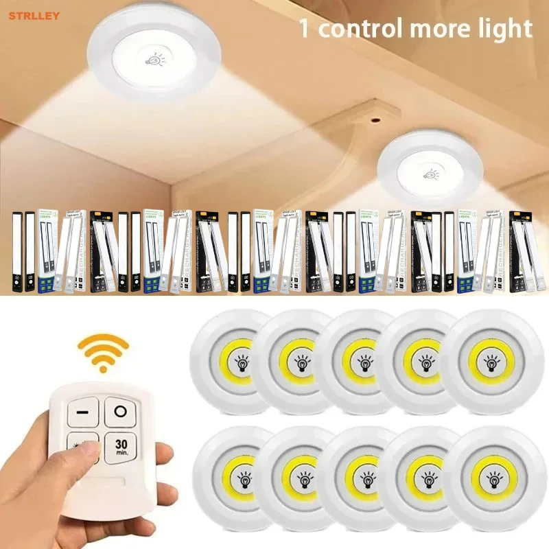 COBWireless Remote/Button Control Dimmable Night Light Wardrobe Lamp Decorative Kitchen Closet Staircase Lighting Mini LED Light
COBWireless Remote/Button Control Dimmable Night Light Wardrobe Lamp Decorative Kitchen Closet Staircase Lighting Mini LED Light