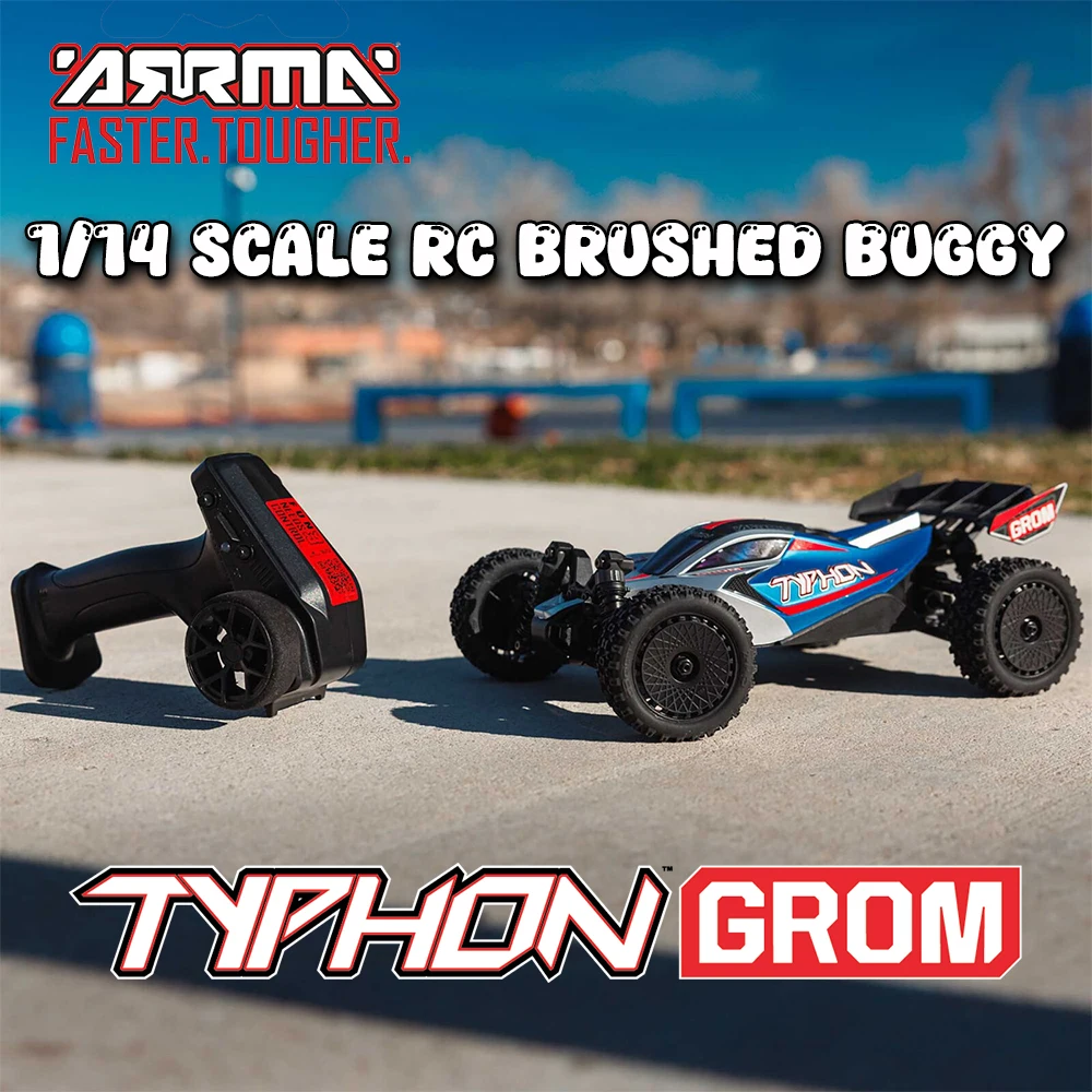 ARRMA TYPHON GROM 1/14 Brushed Buggy RC Electric Remote Control Model Car Adult Children Toys ARA2106
ARRMA TYPHON GROM 1/14 Brushed Buggy RC Electric Remote Control Model Car Adult Children Toys ARA2106